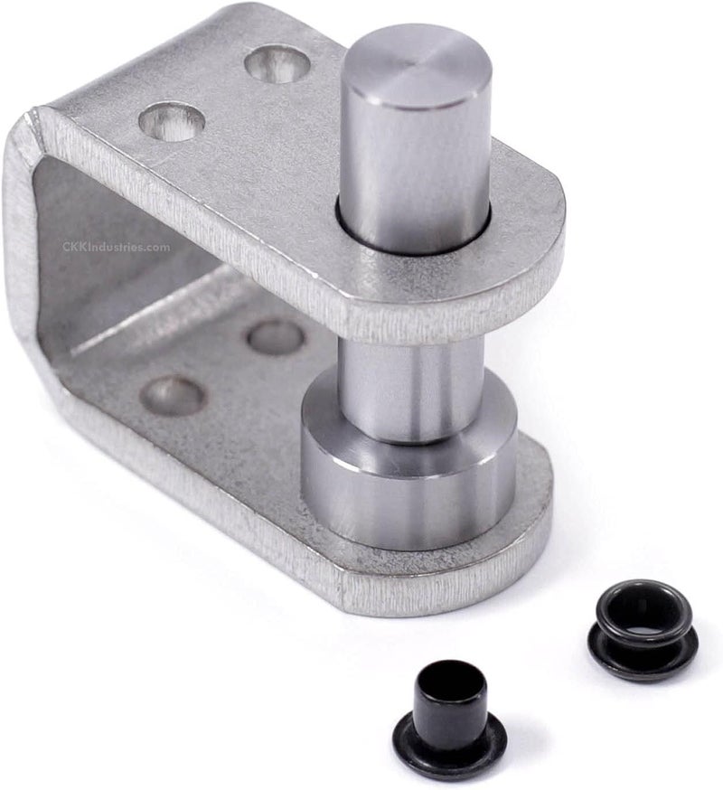 Holstex Eyelet Flaring Tool - (Includes: Flaring Die, Ram & Benchtop Guide) - (fits #8 Eyelet Size - 1/4 Inch Diameter) - for KYDEX Holster Making, Sewing Hobbies & Crafts - Image 2